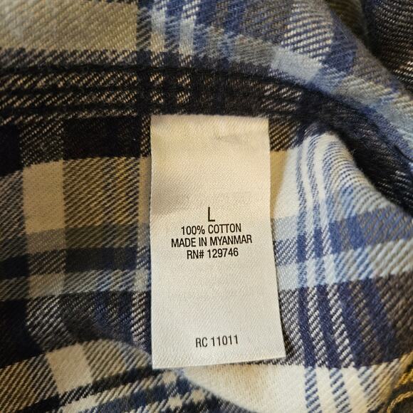 Ridgecut Mens Button Down flannel Shirt - size large - Picture 5 of 7